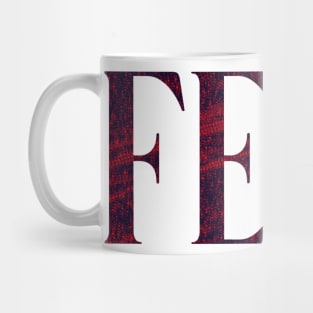 Felt - Simple Typography Style Mug